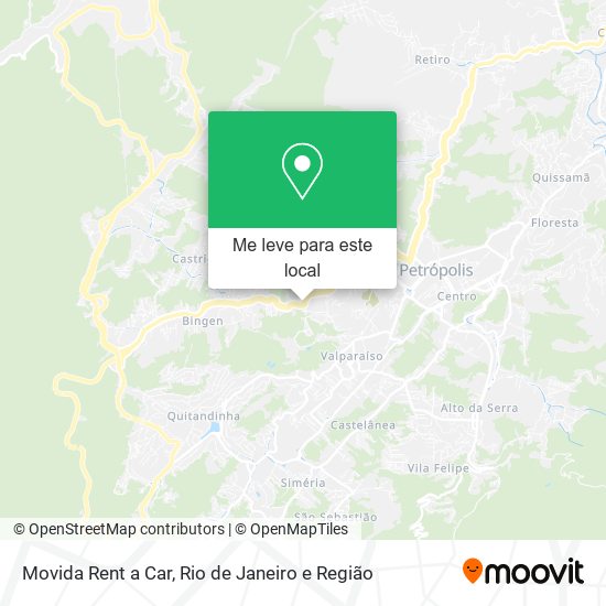 Movida Rent a Car mapa