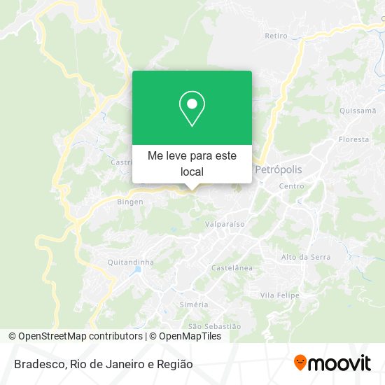 Bradesco mapa