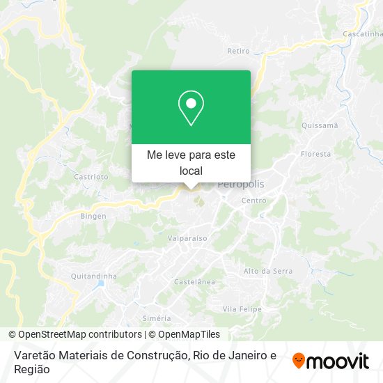 Varetão Materiais de Construção mapa