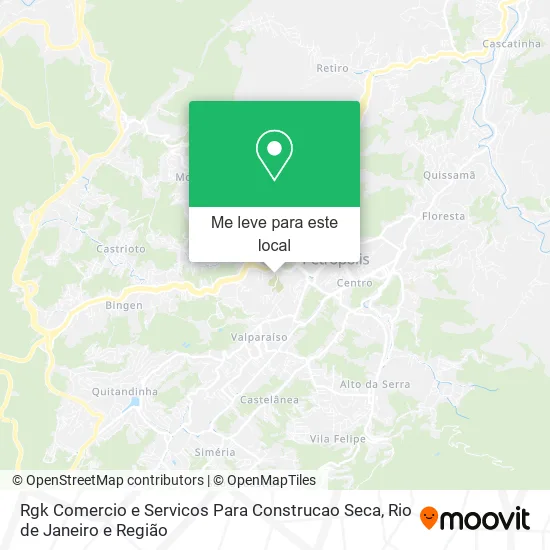 Rgk Comercio e Servicos Para Construcao Seca mapa