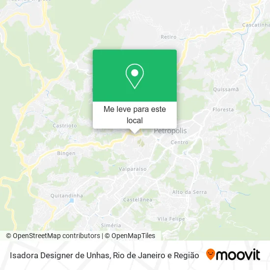 Isadora Designer de Unhas mapa