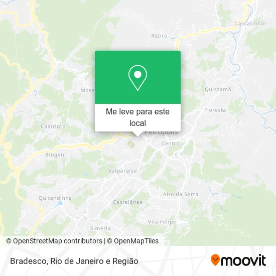 Bradesco mapa