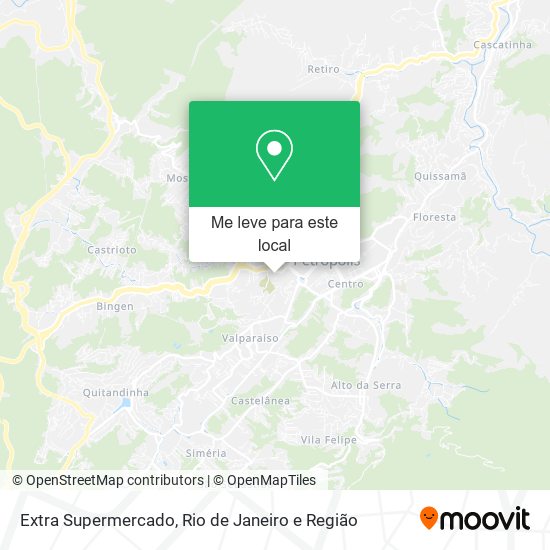 Extra Supermercado mapa