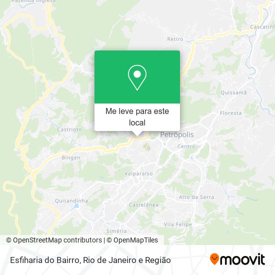 Esfiharia do Bairro mapa