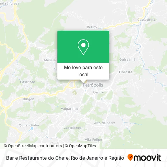 Bar e Restaurante do Chefe mapa