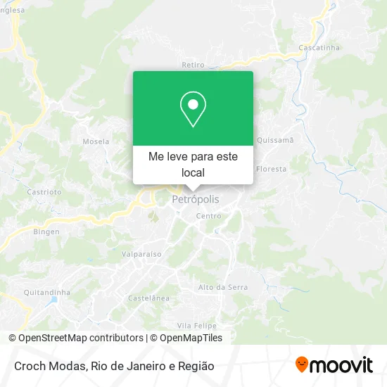 Croch Modas mapa