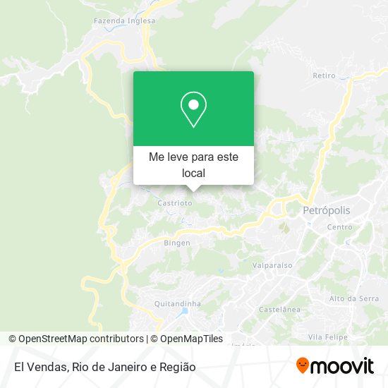 El Vendas mapa