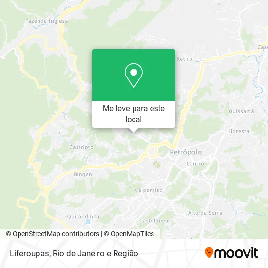 Liferoupas mapa