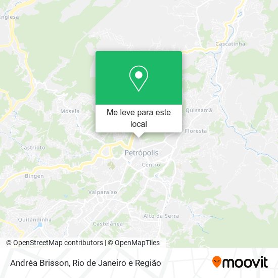 Andréa Brisson mapa