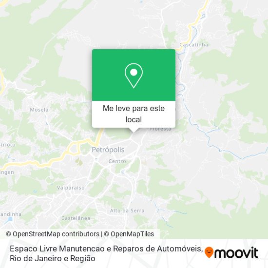 Espaco Livre Manutencao e Reparos de Automóveis mapa