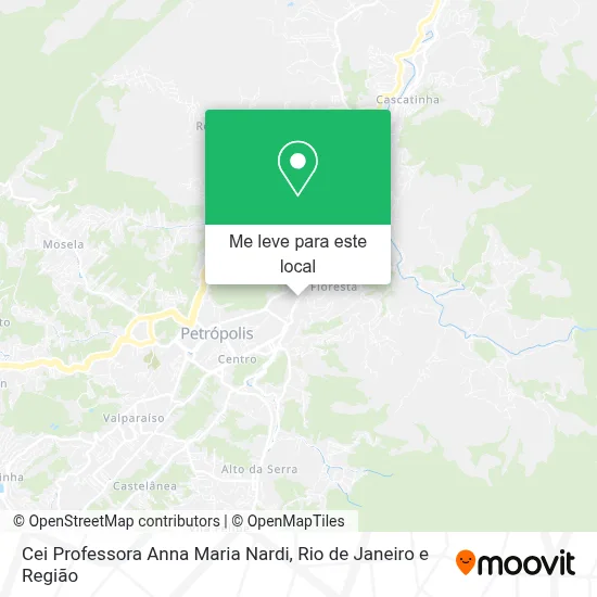 Cei Professora Anna Maria Nardi mapa