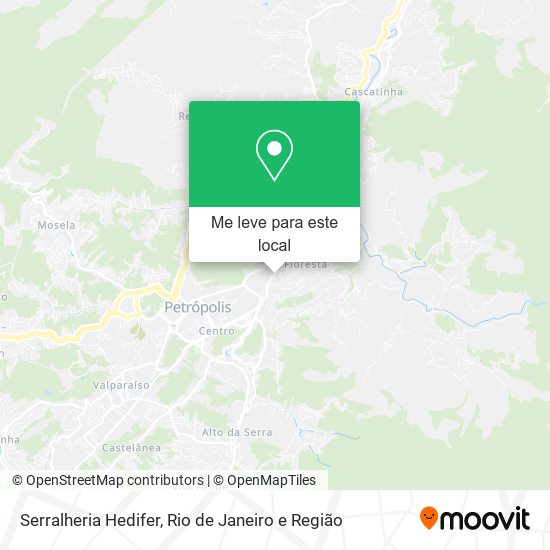 Serralheria Hedifer mapa
