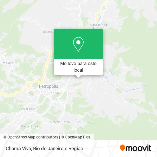 Chama Viva mapa