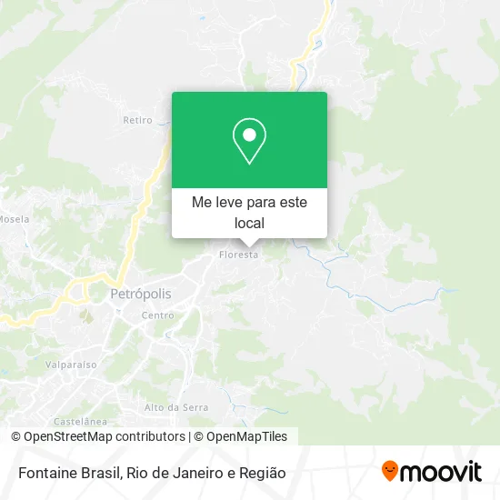 Fontaine Brasil mapa