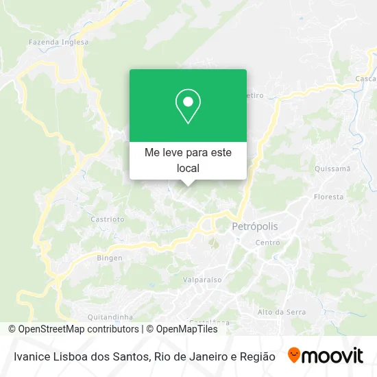 Ivanice Lisboa dos Santos mapa