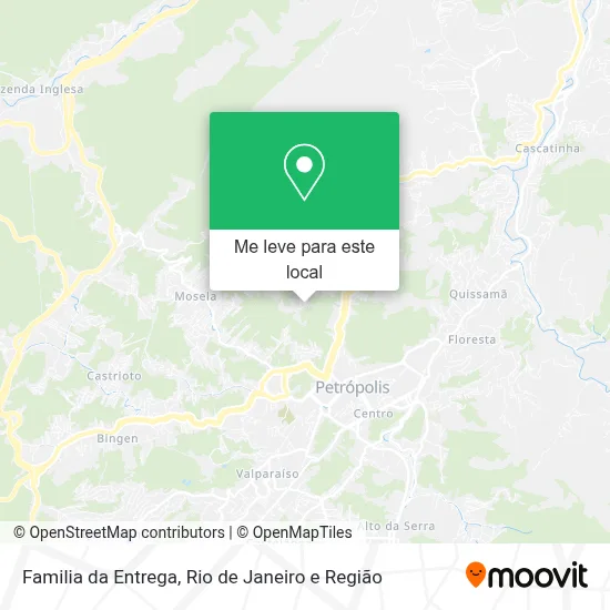 Familia da Entrega mapa
