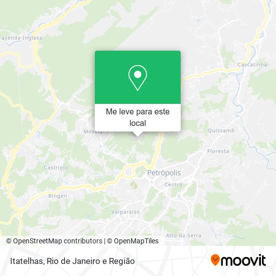 Itatelhas mapa