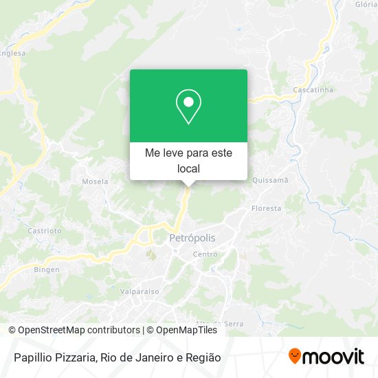 Papillio Pizzaria mapa