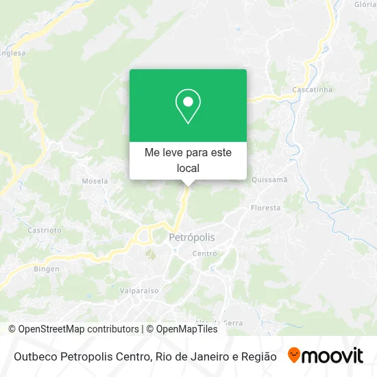 Outbeco Petropolis Centro mapa