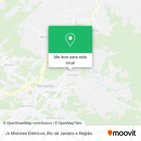 Js Motores Elétricos mapa