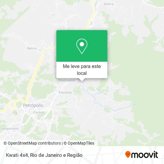 Kwati 4x4 mapa