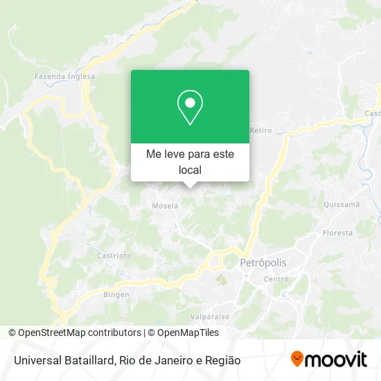 Universal Bataillard mapa