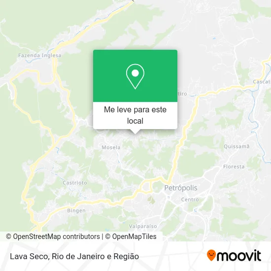 Lava Seco mapa