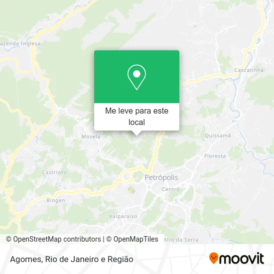 Agomes mapa