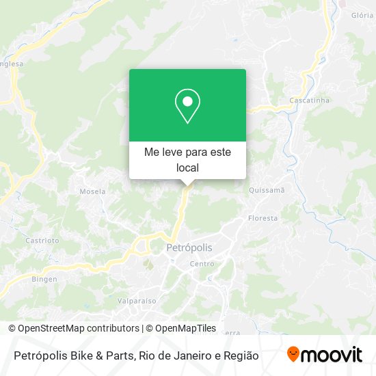 Petrópolis Bike & Parts mapa