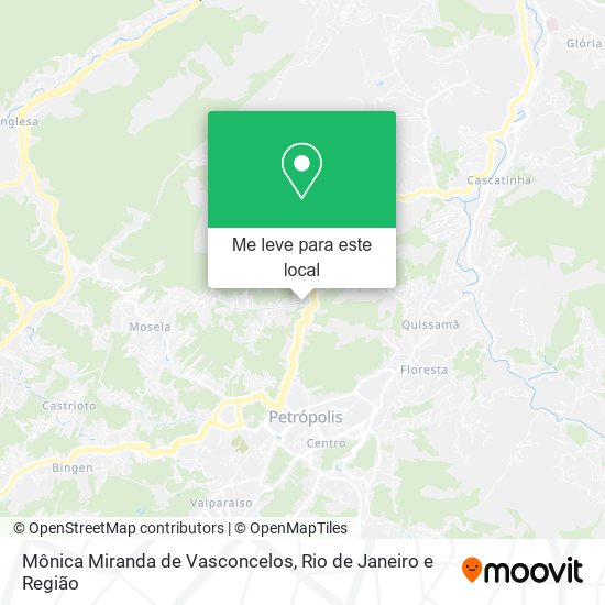 Mônica Miranda de Vasconcelos mapa