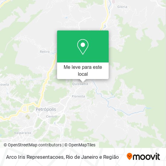 Arco Iris Representacoes mapa