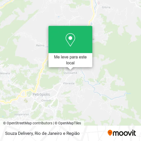 Souza Delivery mapa