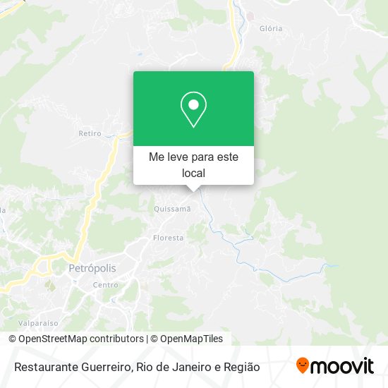 Restaurante Guerreiro mapa