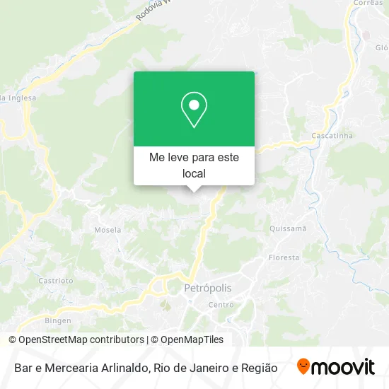 Bar e Mercearia Arlinaldo mapa