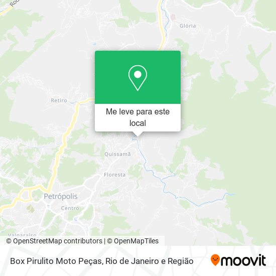 Box Pirulito Moto Peças mapa