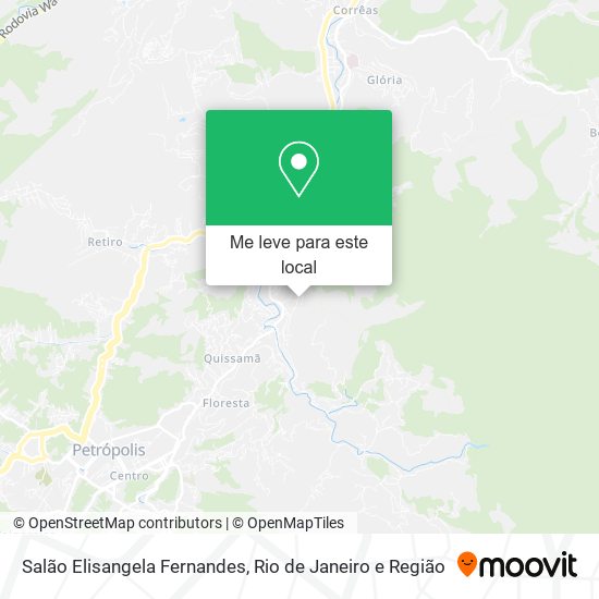 Salão Elisangela Fernandes mapa