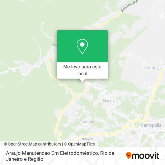 Araujo Manutencao Em Eletrodoméstico mapa