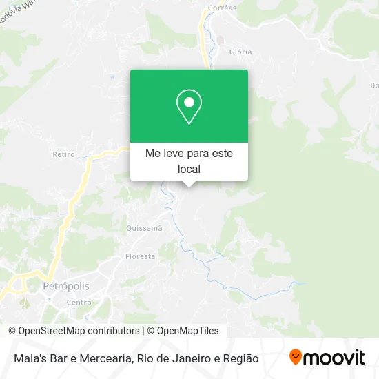 Mala's Bar e Mercearia mapa