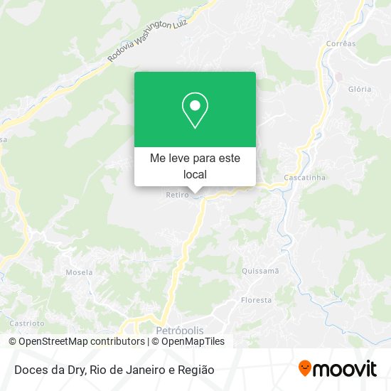 Doces da Dry mapa