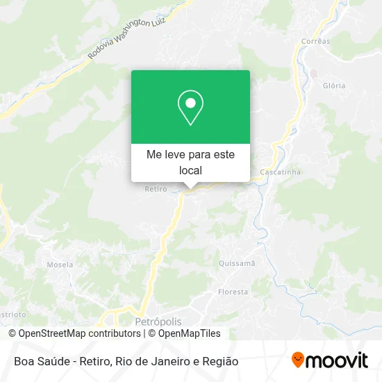 Boa Saúde - Retiro mapa