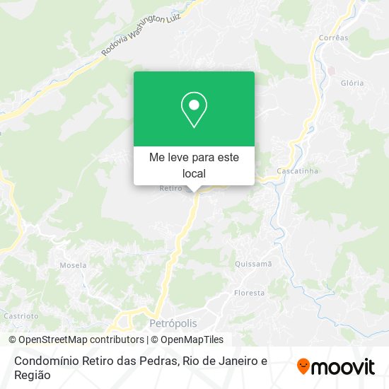 Condomínio Retiro das Pedras mapa