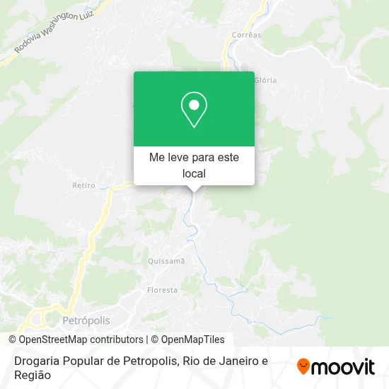 Drogaria Popular de Petropolis mapa