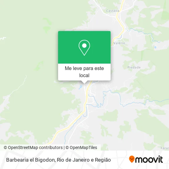 Barbearia el Bigodon mapa