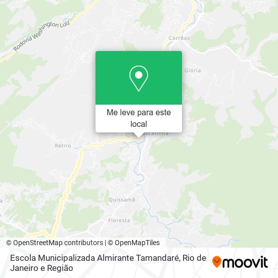 Escola Municipalizada Almirante Tamandaré mapa