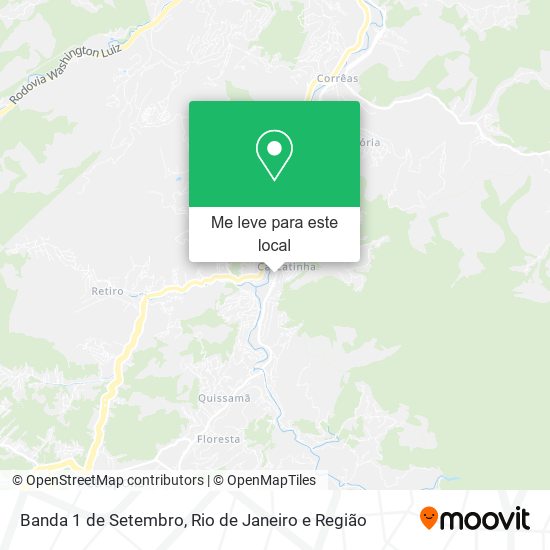 Banda 1 de Setembro mapa