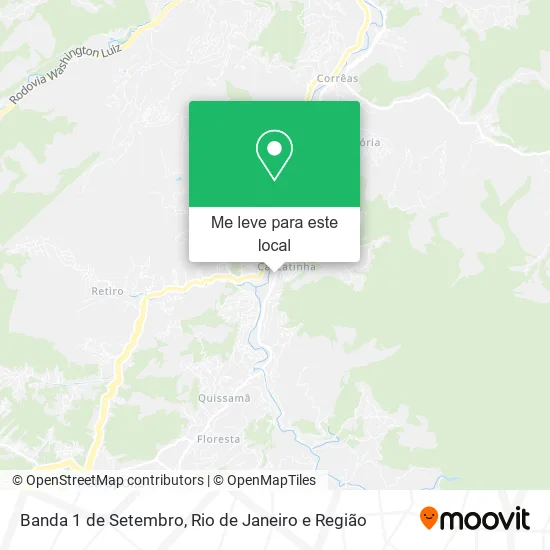 Banda 1 de Setembro mapa