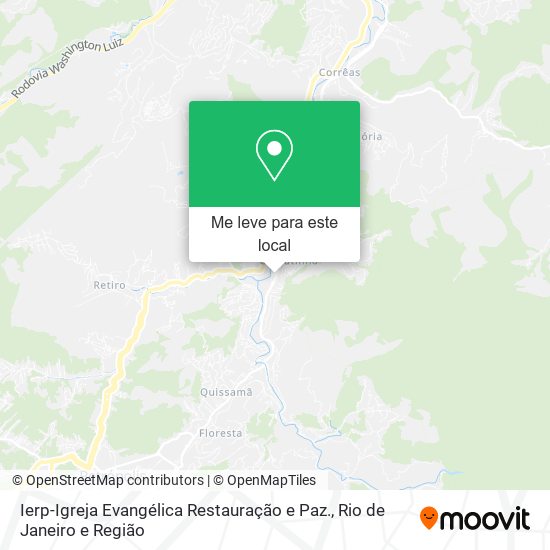 Ierp-Igreja Evangélica Restauração e Paz. mapa