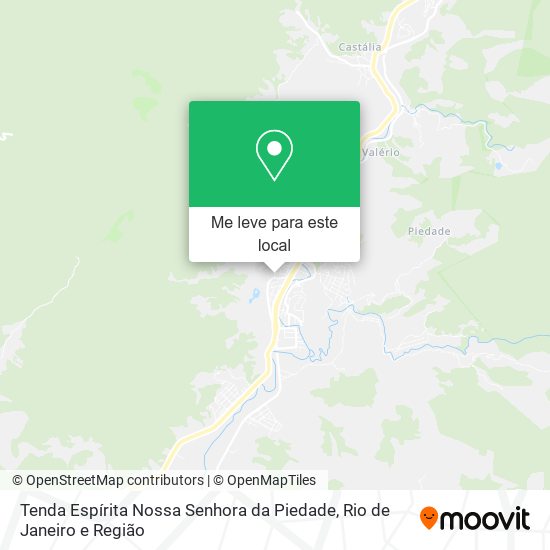 Tenda Espírita Nossa Senhora da Piedade mapa