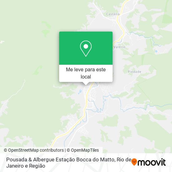 Pousada & Albergue Estação Bocca do Matto mapa