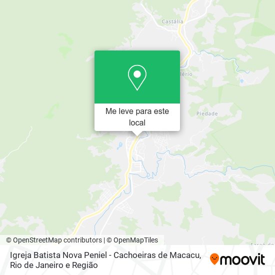 Igreja Batista Nova Peniel - Cachoeiras de Macacu mapa